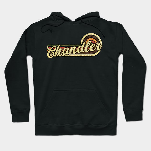 Chandler city retro ribbon Hoodie by NeedsFulfilled